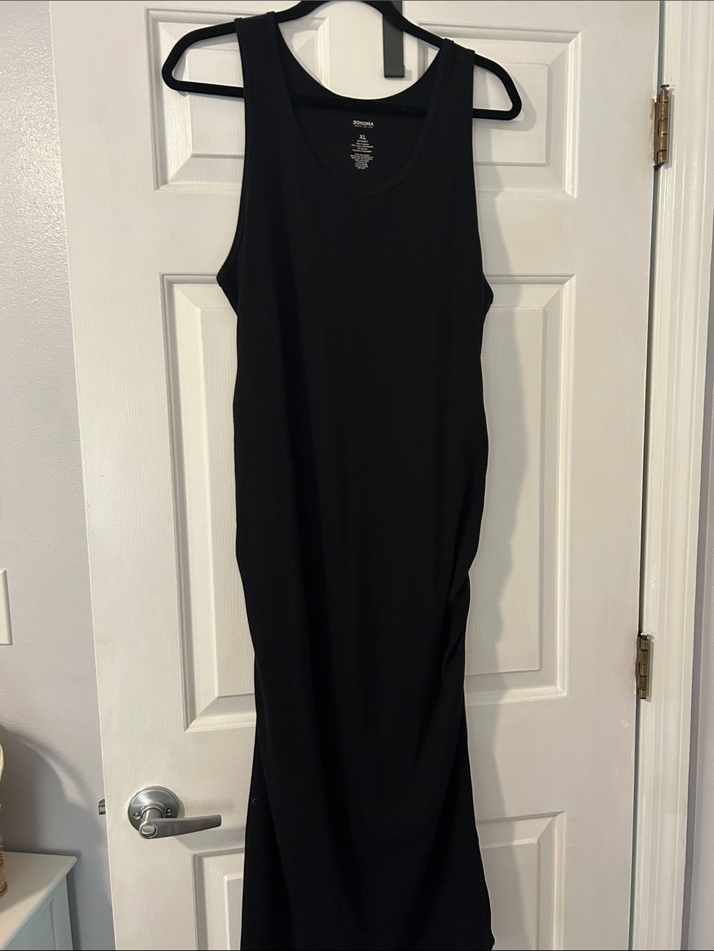 Sonoma Black Sleeveless Maxi Dress